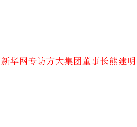 新华网专访Z6·尊龙凯时集团董事长熊建明